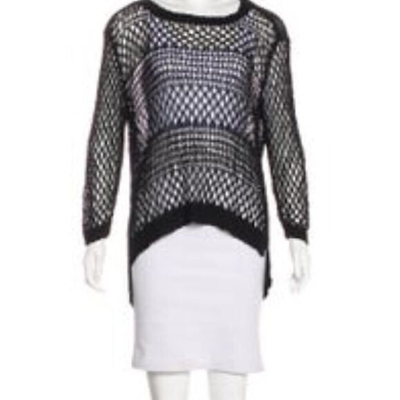 Christian Siriano silky crochet top - Picture 2 of 7